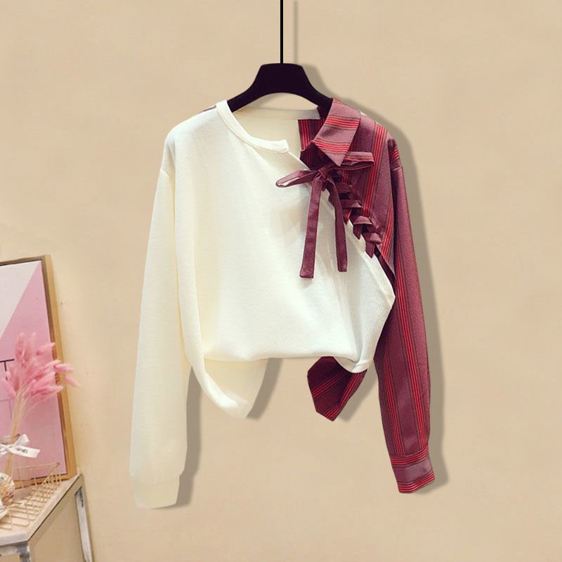 LovelyRLovely LovelyRLovely Bow-knot Shirt Top Pants Suit LovelyRLovely Bow-knot Shirt Top Pants Suit