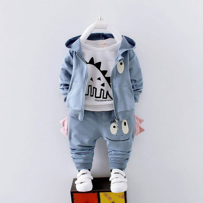 LovelyRLovely LovelyRLovely Boys Cotton Pants Suit Set Light Blue / 100CM LovelyRLovely Boys Cotton Pants Suit Set