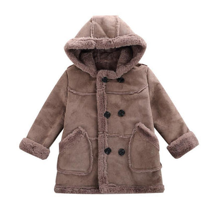 LovelyRLovely LovelyRLovely Boys' Suede Padded Trench LovelyRLovely Boys' Suede Padded Trench Coat