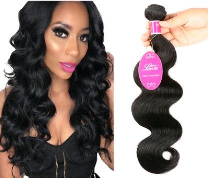 LovelyRLovely LovelyRLovely Brazilian Body Wave Hair B Natural color / 10inch LovelyRLovely Brazilian Body Wave Hair Bundles