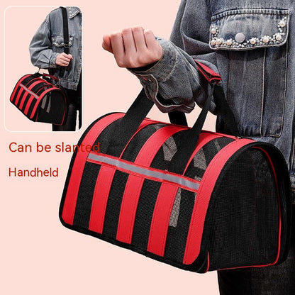 LovelyRLovely LovelyRLovely Breathable Pet Portable Fo LovelyRLovely Breathable Pet Portable Foldable Handbag