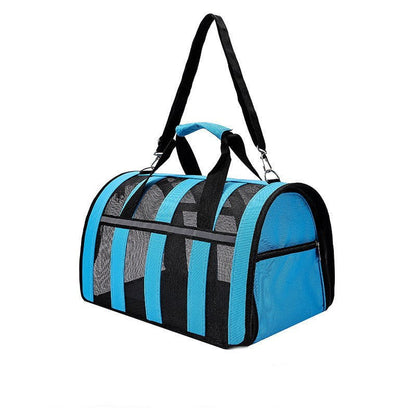 LovelyRLovely LovelyRLovely Breathable Pet Portable Fo Sky Blue / L LovelyRLovely Breathable Pet Portable Foldable Handbag