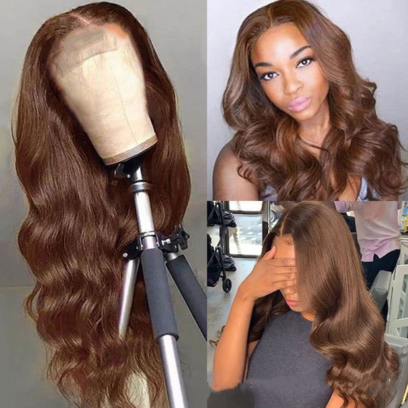 LovelyRLovely LovelyRLovely Brown Human Hair Straight LovelyRLovely Brown Human Hair Straight Wig