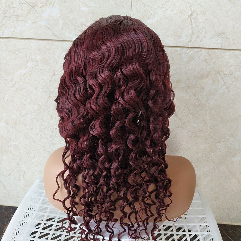 LovelyRLovely LovelyRLovely Burgundy 4x4 Loose Wave Br LovelyRLovely Burgundy Loose Wave Brazilian Wig