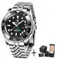 LovelyRLovely LovelyRLovely Calendar Luminous Men's Wa Black LovelyRLovely Calendar Luminous Men's Watch