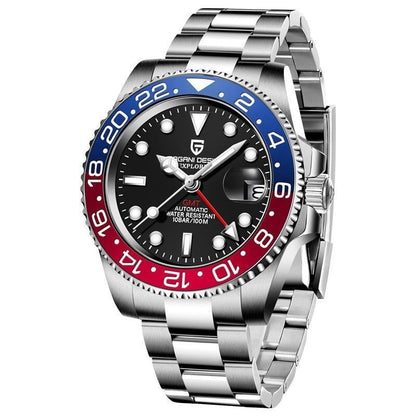 LovelyRLovely LovelyRLovely Calendar Luminous Men's Wa Blue Red Saphir Oyster LovelyRLovely Calendar Luminous Men's Watch