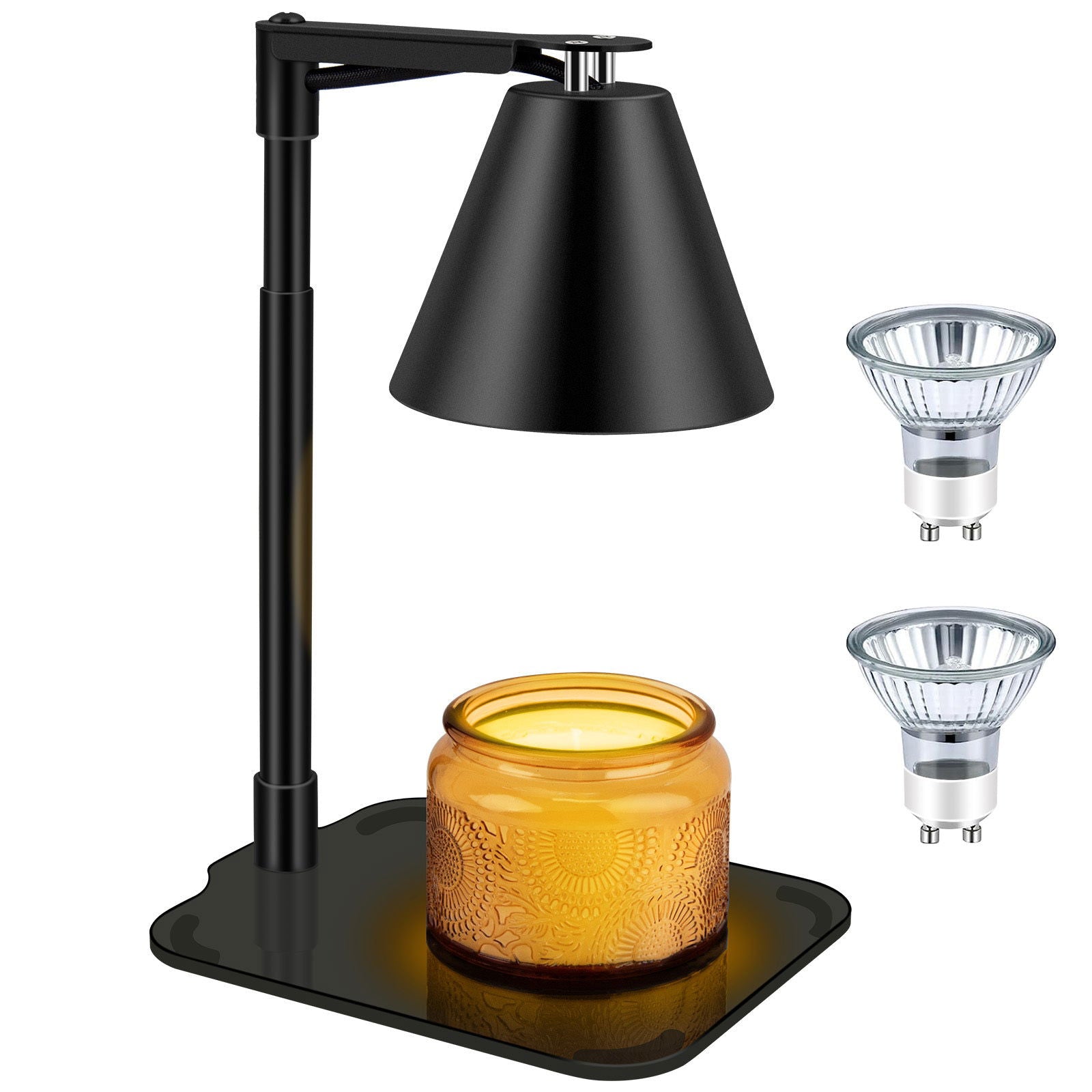 LovelyRLovely LovelyRLovely Candle Warmer Lamp With Ti Black LovelyRLovely Candle Warmer Lamp With Timer