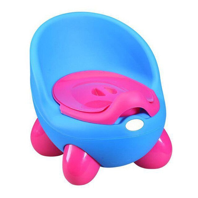 LovelyRLovely LovelyRLovely Cartoon Baby Toilet Stool Blue LovelyRLovely Cartoon Baby Toilet Stool