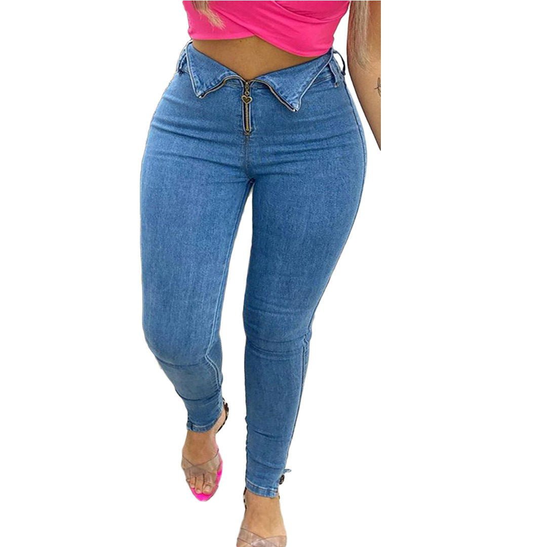 LovelyRLovely LovelyRLovely Casual High Waisted Jeans LovelyRLovely Casual High Waisted Jeans