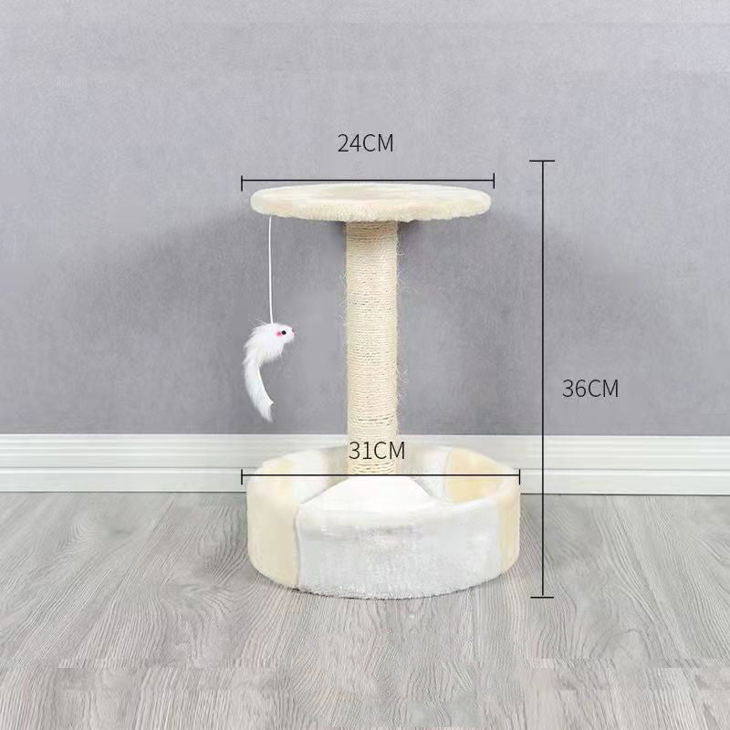 LovelyRLovely LovelyRLovely Cat Climbing Integrated Co Beige color matching disc LovelyRLovely Cat Climbing Integrated Column Frame