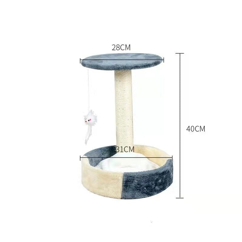 LovelyRLovely LovelyRLovely Cat Climbing Integrated Co Dark grey matching disc LovelyRLovely Cat Climbing Integrated Column Frame