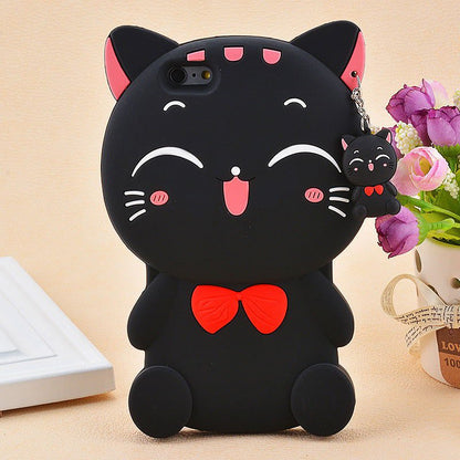 LovelyRLovely LovelyRLovely Cat Phone Silicone Case LovelyRLovely Cat Phone Silicone Case