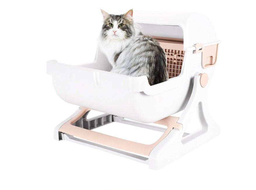 LovelyRLovely LovelyRLovely Cat Semi-Enclosed Litter B LovelyRLovely Cat Semi-Enclosed Litter Box