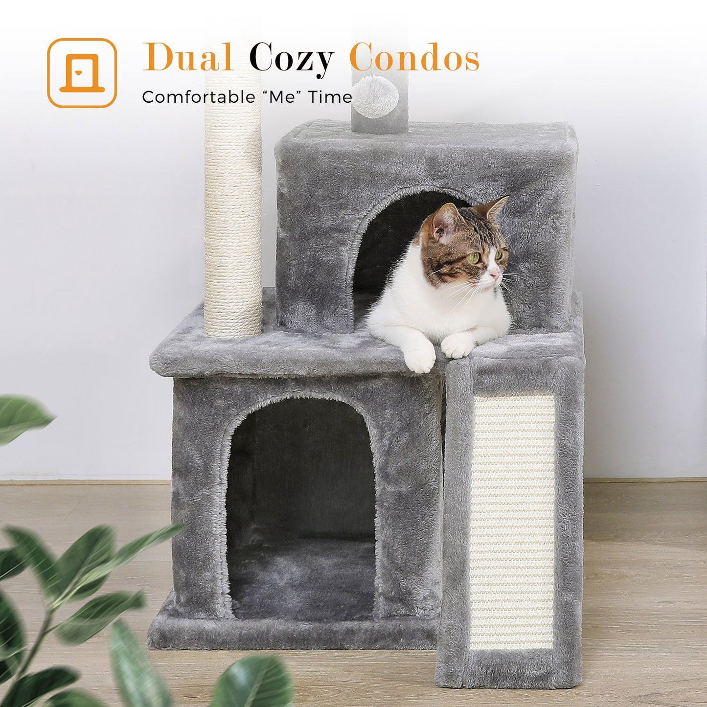 LovelyRLovely LovelyRLovely Cat Spacious Luxury Tower LovelyRLovely Cat Spacious Luxury Tower With Double Condos