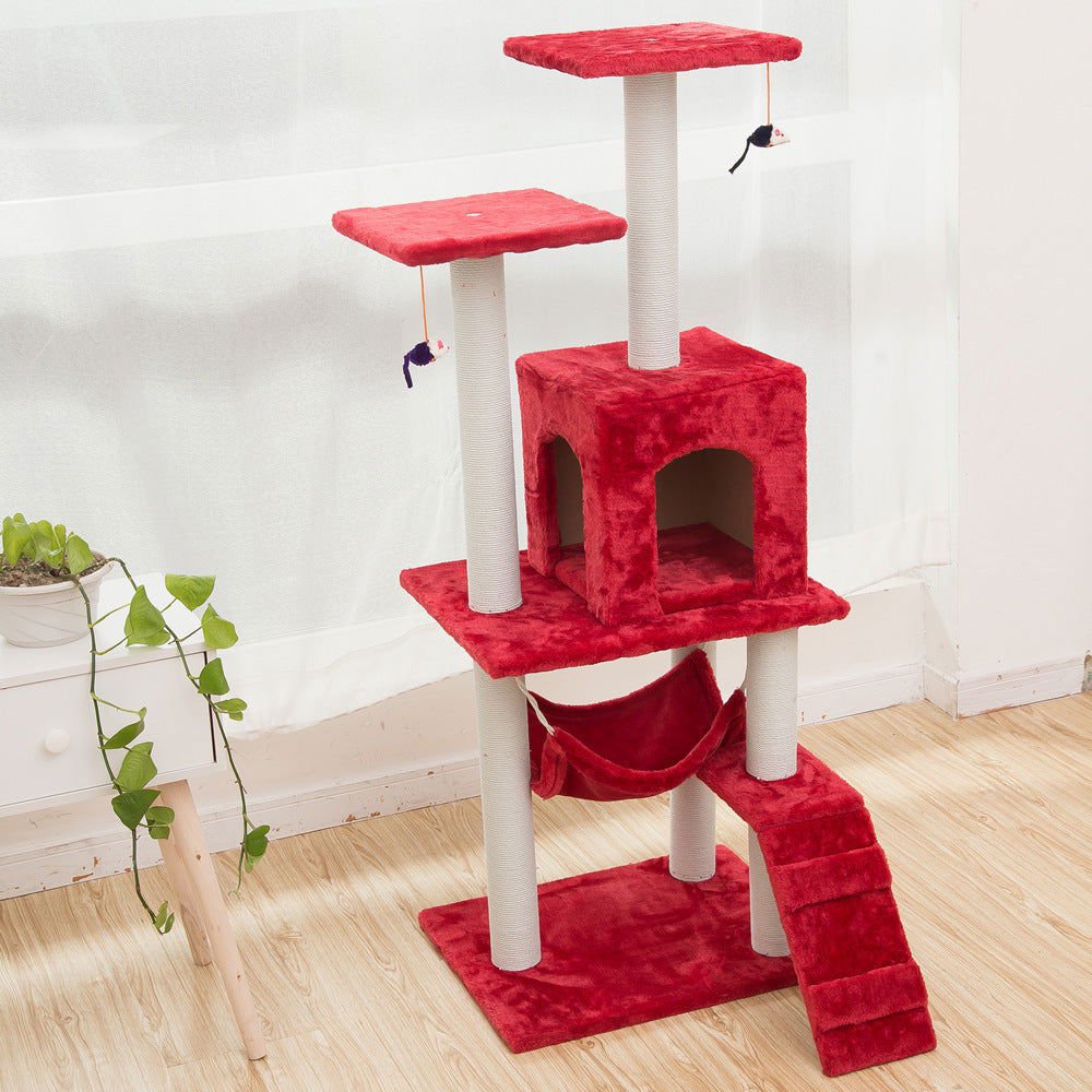 LovelyRLovely LovelyRLovely Cat Toy Climbing Frame Wine red LovelyRLovely Cat Toy Climbing Frame