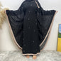 LovelyRLovely LovelyRLovely Chiffon Elegant Loose Musl Black / 2XL LovelyRLovely Chiffon Elegant Loose Muslim Robe Bat Sleeve Dress