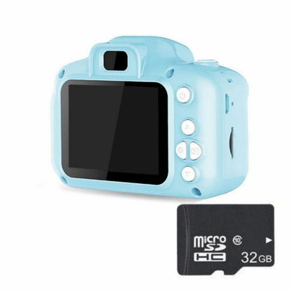 LovelyRLovely LovelyRLovely Children's HD Digital Wate Blue / With 32G Card LovelyRLovely Children's HD Digital Waterproof Camera