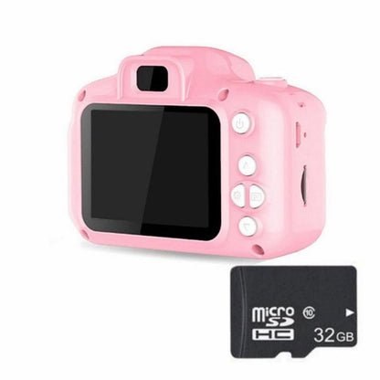 LovelyRLovely LovelyRLovely Children's HD Digital Wate Pink / With 32G Card LovelyRLovely Children's HD Digital Waterproof Camera