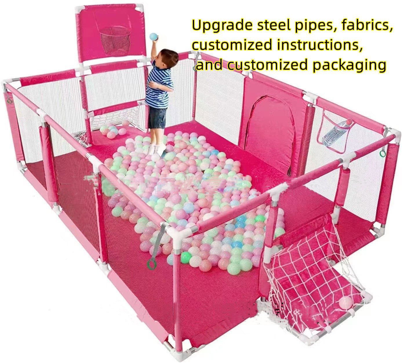 LovelyRLovely LovelyRLovely Children's Playpen Rose Red / Upgradation LovelyRLovely  Children's Playpen