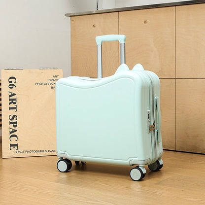 LovelyRLovely LovelyRLovely Children's Rid-On Trolley Mint Green / 20 Inches LovelyRLovely Children's Rid-On Trolley Luggage