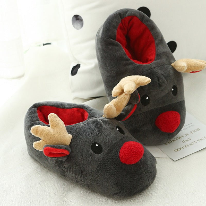 LovelyRLovely LovelyRLovely Christmas Cute Elk Home Sl LovelyRLovely Christmas Cute Elk Home Slippers