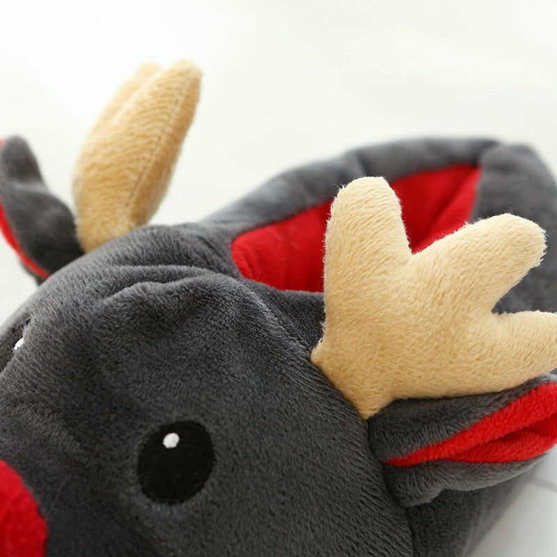 LovelyRLovely LovelyRLovely Christmas Cute Elk Home Sl LovelyRLovely Christmas Cute Elk Home Slippers