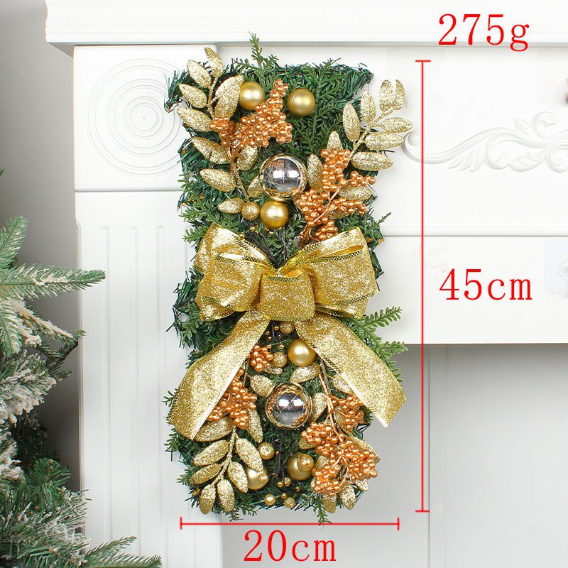 LovelyRLovely LovelyRLovely Christmas Door Decoration Gold LovelyRLovely Christmas Door Decoration