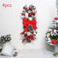 LovelyRLovely LovelyRLovely Christmas Door Decoration Red 4pcs LovelyRLovely Christmas Door Decoration