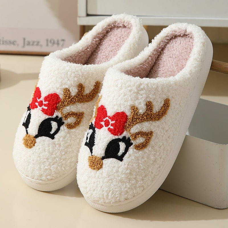 LovelyRLovely LovelyRLovely Christmas Home Slippers Fox / 36or37 LovelyRLovely Christmas Home Slippers