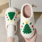 LovelyRLovely LovelyRLovely Christmas Home Slippers Tree / 36or37 LovelyRLovely Christmas Home Slippers