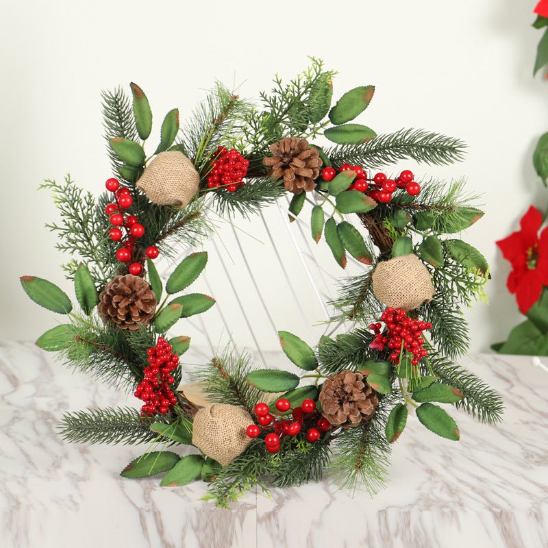 LovelyRLovely LovelyRLovely Christmas Natural Pine Clo 1 style LovelyRLovely Christmas Natural Pine Clover Wreath