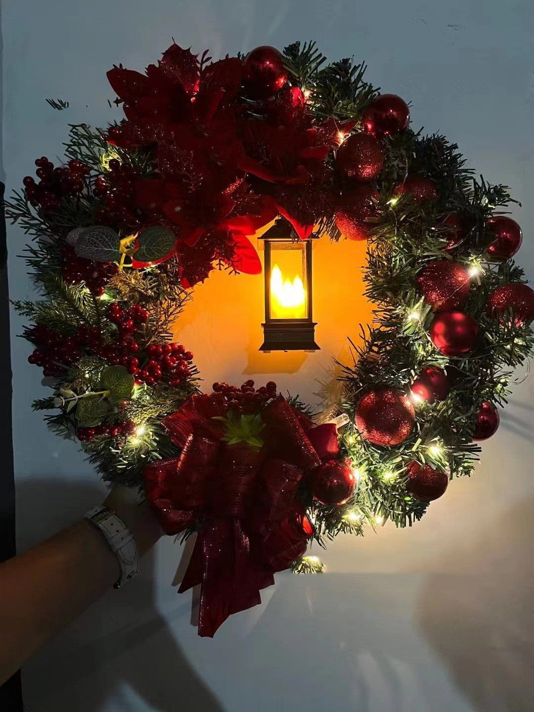 LovelyRLovely LovelyRLovely Christmas Sacred Jesus Wre LovelyRLovely Christmas Sacred Jesus Wreath Of Lights