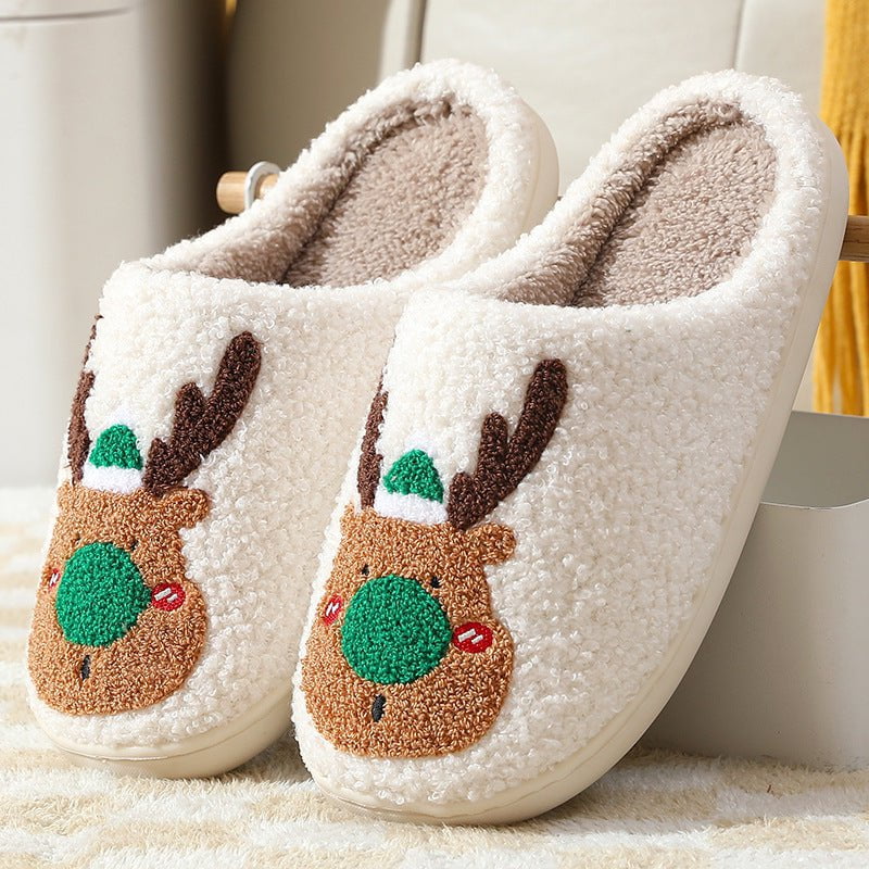 LovelyRLovely LovelyRLovely Christmas Winter Bedroom S Green / 37to38 LovelyRLovely Christmas Winter Bedroom Slipper