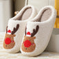 LovelyRLovely LovelyRLovely Christmas Winter Bedroom S Red / 37to38 LovelyRLovely Christmas Winter Bedroom Slipper