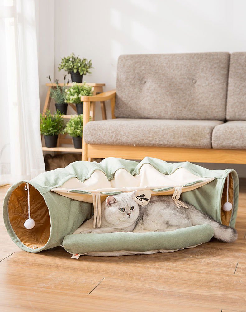 LovelyRLovely LovelyRLovely Collapsible Cat Tunnel Dur LovelyRLovely Collapsible Cat Tunnel Durable Washable Collapsible