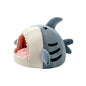 LovelyRLovely LovelyRLovely Cosy And Soft Hideout Shar Blue / L LovelyRLovely Cosy And Soft Hideout Shark Cat Kennel