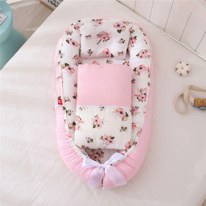 LovelyRLovely LovelyRLovely Cotton Breathable Folding B LovelyRLovely Cotton Breathable Folding Crib