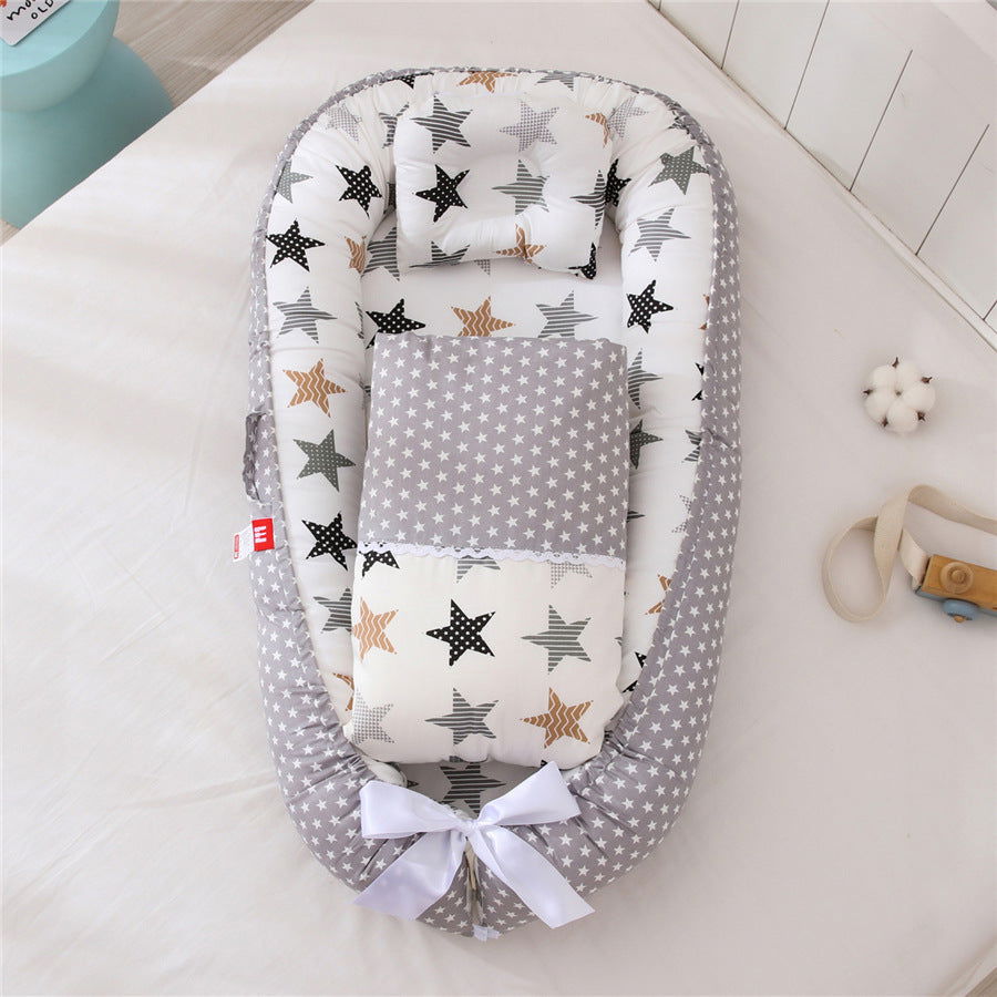 LovelyRLovely LovelyRLovely Cotton Breathable Folding H LovelyRLovely Cotton Breathable Folding Crib