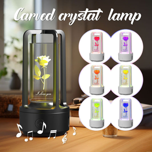 LovelyRLovely LovelyRLovely Creative 2 In 1 Audio Acry LovelyRLovely Creative 2 In 1 Audio Acrylic Crystal Lamp