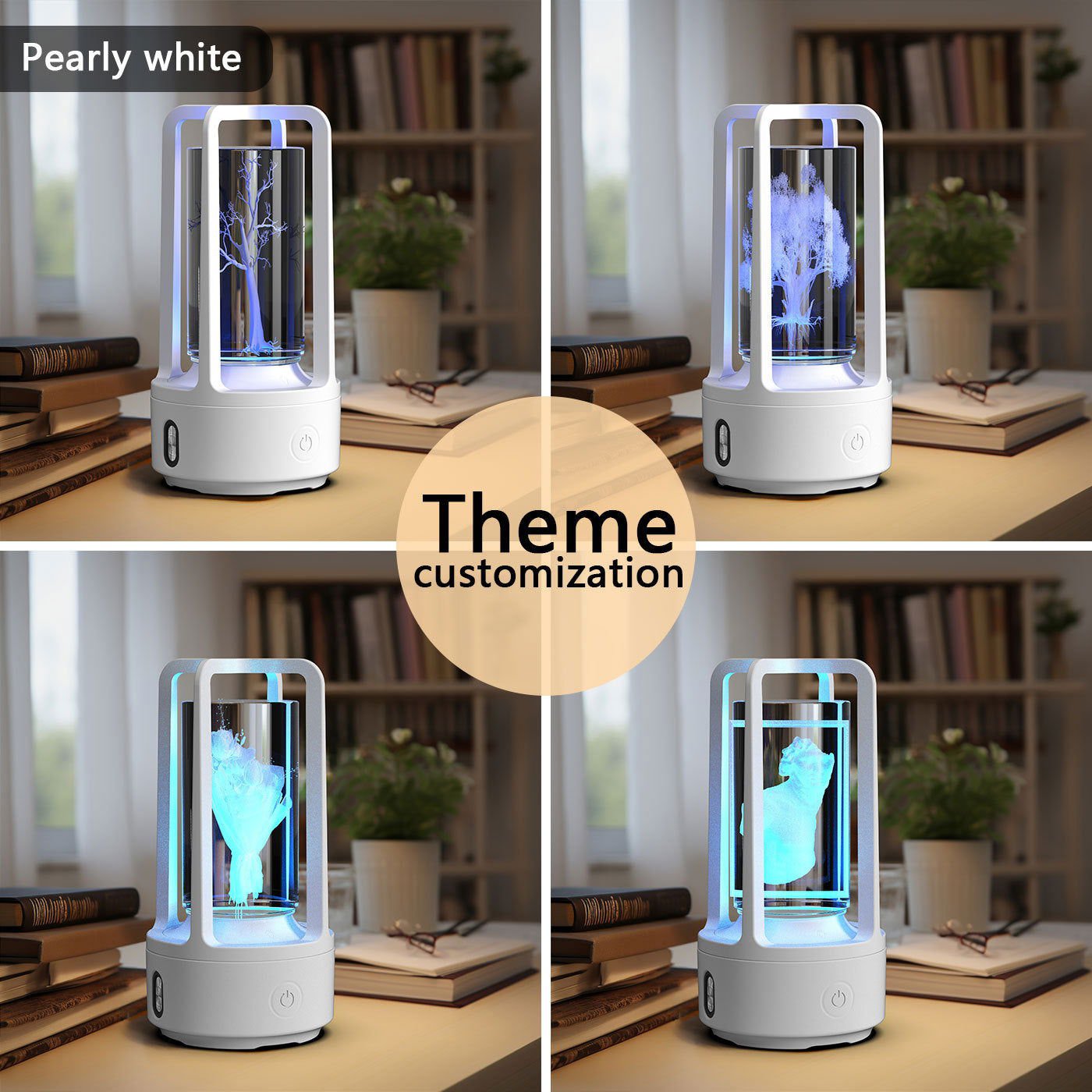 LovelyRLovely LovelyRLovely Creative 2 In 1 Audio Acry LovelyRLovely Creative 2 In 1 Audio Acrylic Crystal Lamp