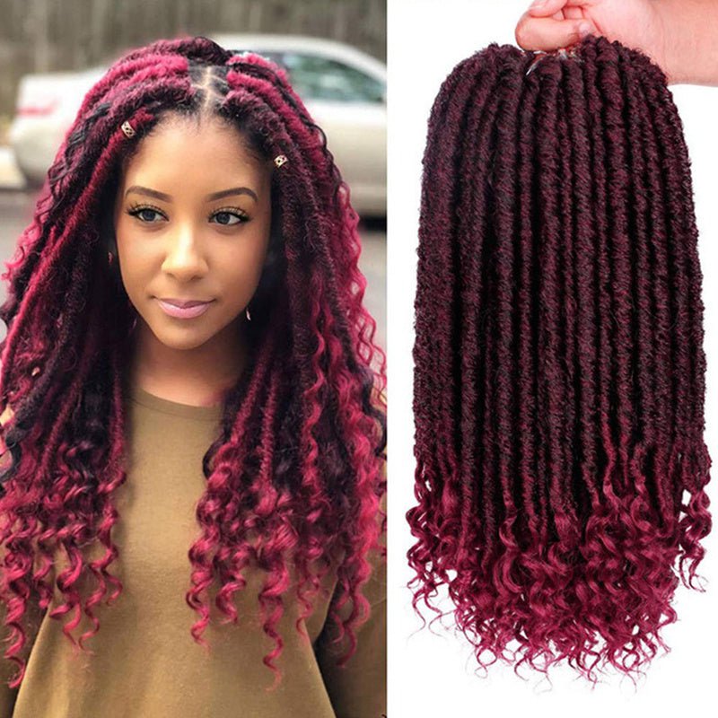 LovelyRLovely LovelyRLovely Crohet Faux Locs Braids Pink / 16inch LovelyRLovely Crohet Faux Locs Braids