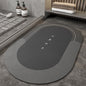 LovelyRLovely LovelyRLovely Cushion Bathroom NON Slip Dark Grey / Oval / 40x60cm LovelyRLovely Cushion Bathroom NON Slip Mat