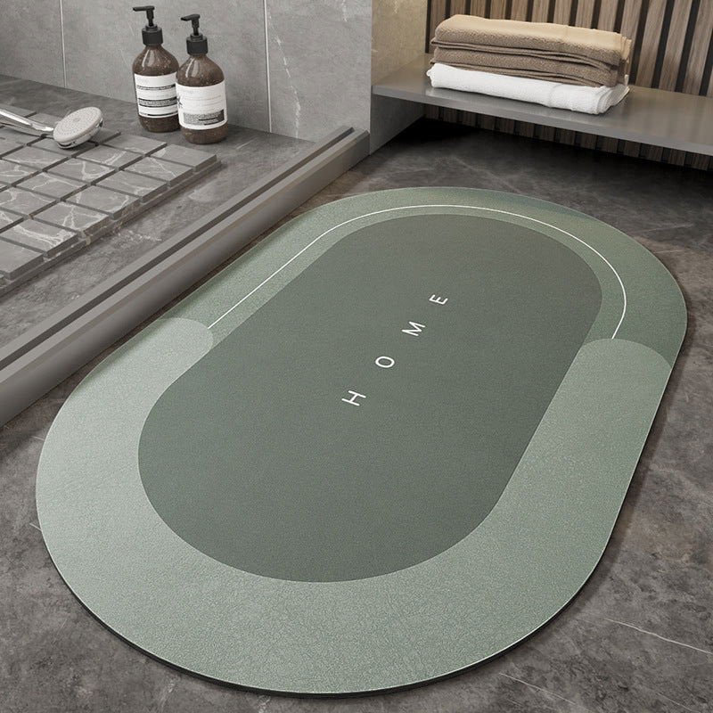 LovelyRLovely LovelyRLovely Cushion Bathroom NON Slip Green / Oval / 40x60cm LovelyRLovely Cushion Bathroom NON Slip Mat