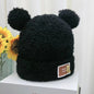 LovelyRLovely LovelyRLovely Cute Bear Plush Hat Black LovelyRLovely Cute Bear Plush Hat