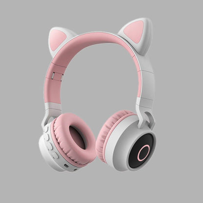 LovelyRLovely LovelyRLovely Cute Bluetooth 5.0 Headpho Gray pink LovelyRLovely Cute Bluetooth 5.0 Headphone