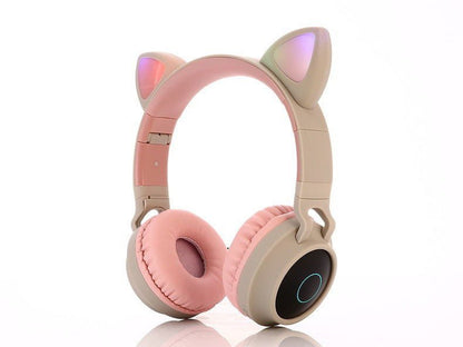 LovelyRLovely LovelyRLovely Cute Bluetooth 5.0 Headpho Khaki LovelyRLovely Cute Bluetooth 5.0 Headphone