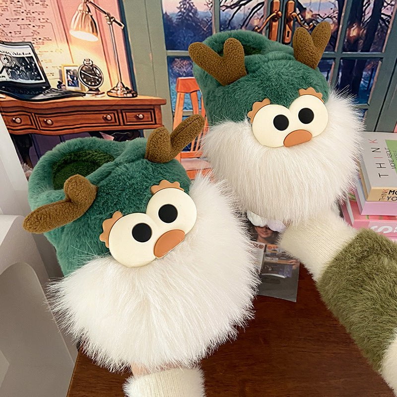 LovelyRLovely LovelyRLovely Cute Cartoon Christmas Dee LovelyRLovely Cute Cartoon Christmas Deer Slippers