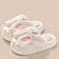 LovelyRLovely LovelyRLovely Cute Rabbit Fuzzy Slippers White / 36to37 LovelyRLovely Cute Rabbit Fuzzy Slippers