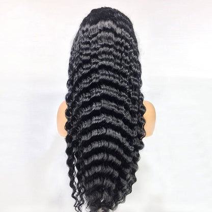 LovelyRLovely LovelyRLovely Deep Wave Human Hair Lace LovelyRLovely Deep Wave Human Hair Lace Frontal Wig