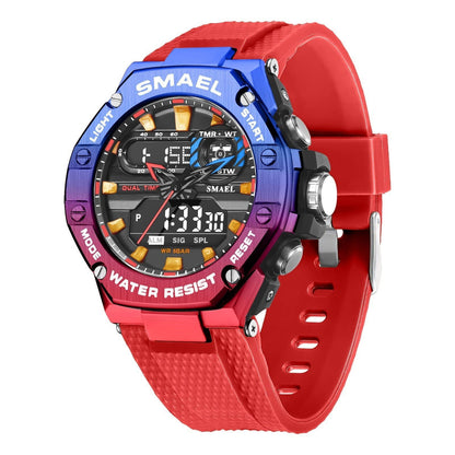 LovelyRLovely LovelyRLovely Digital Alloy Watch Men Red LovelyRLovely Digital Alloy Watch Men